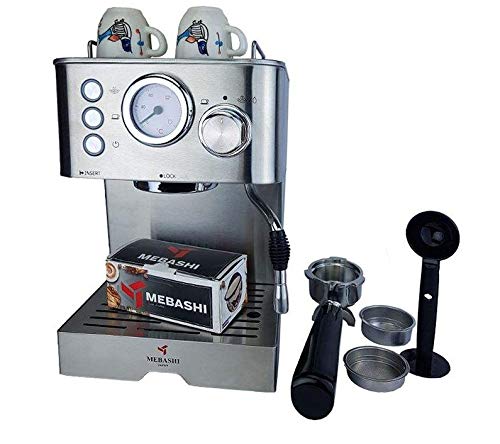 Mebashi Stainless Steel Espresso Coffee Machine | ME-ECM2014