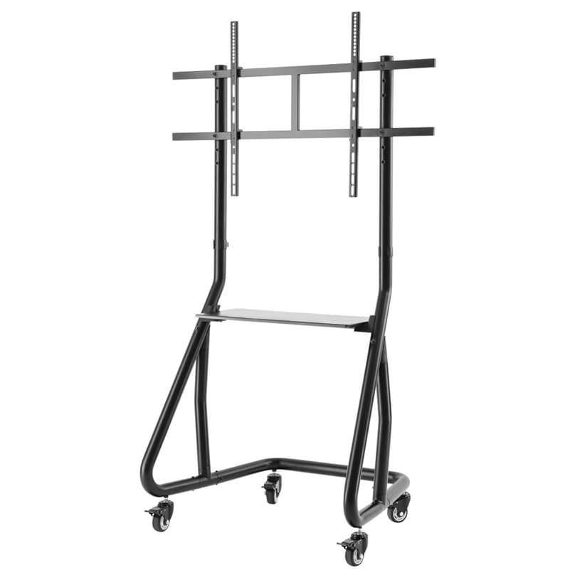 Hama 220875 Trolley Tv Stand With Castors, Max Weight 80 KG, Black
