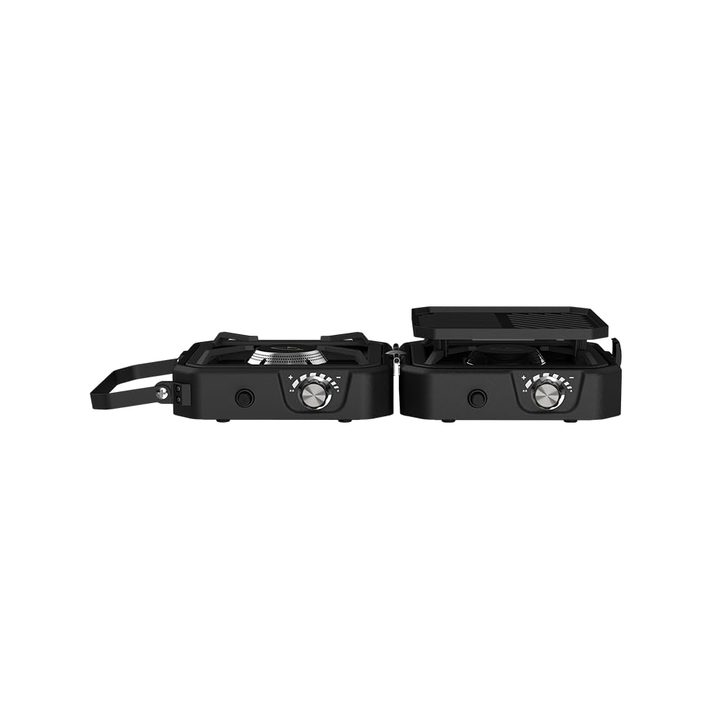 Goaltage CS01 ProFlame Portable Camping Stove with High-Power Dual-Burner, Easy to Clean and Foldable Design