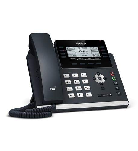 يالينك هاتف T43U IP مع وحدة توسيع EXP43