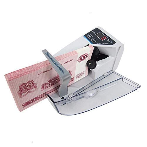 KANABEE Fully Automatic Money Counter Machine, Currency Counter with Additional Functions, Counterfeit Note Detection UV/MG, Value Counting and Large LED Display