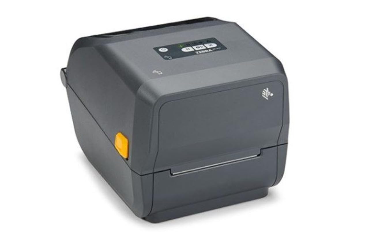 Zebra ZD421T Direct Thermal Printer (74/300M) 203 dpi, USB, USB Host, Ethernet, BTLE5, EU and UK Cords, Swiss Font, EZPL. (ZD4A042-30EE00EZ)