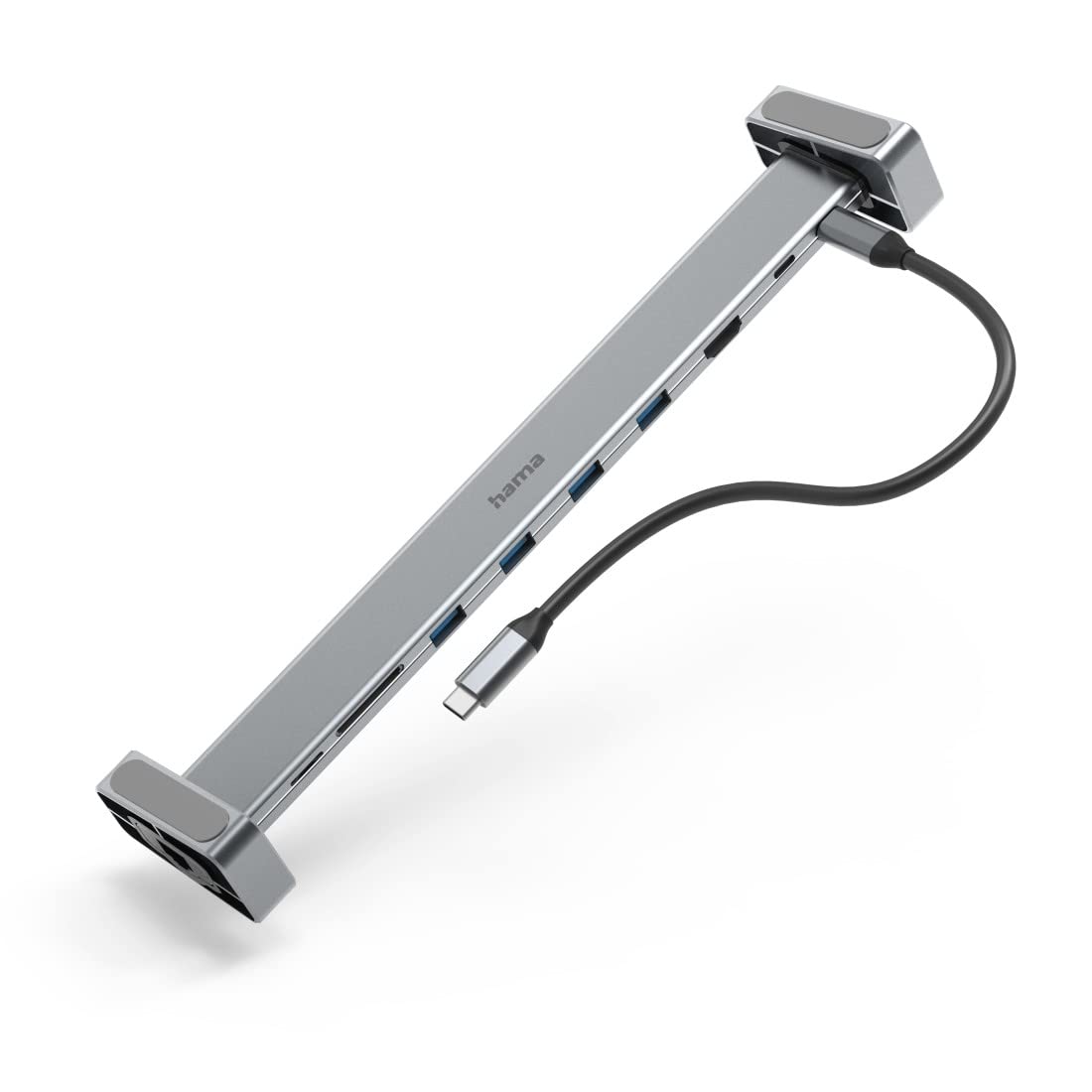 Hama 200103 9-in-1 USB-C Docking Station for 4x USB-A, USB-C, HDMI, LAN, SD and MicroSD