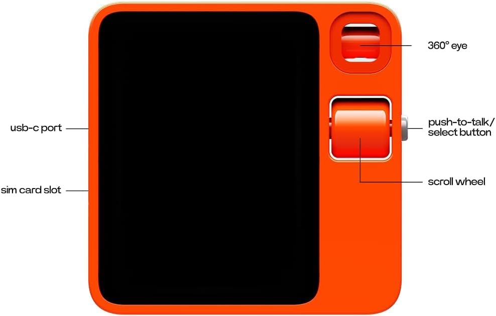 R1 AI Personal Assistant – Smart Voice-Activated Home Hub with Built-in Display, Music Streaming, Smart Device Control, and Virtual Scheduling