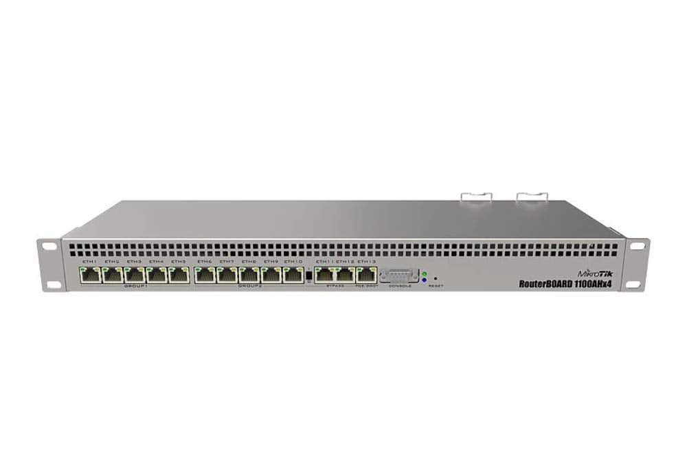 Mikrotik RB1100AHx4 Gigabit Ethernet Router Stainless steel