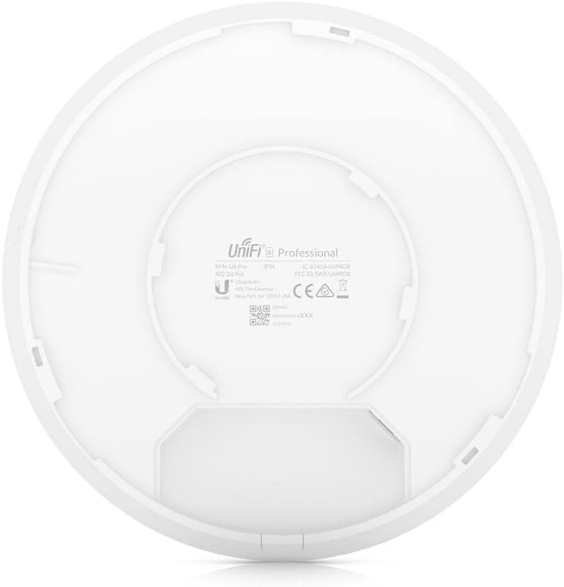 Ubiquiti Networks U6-PRO point d'accès réseaux locaux sans fil 4800 Mbit/s Blanc Connexion Ethernet, supportant l'alimentation