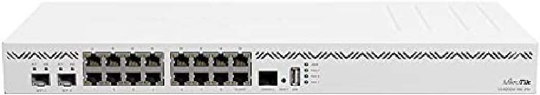 ميكرو تيك CCR2004-16G-2S+ راوتر سلكي إيثرنت غيغابيت أبيض
