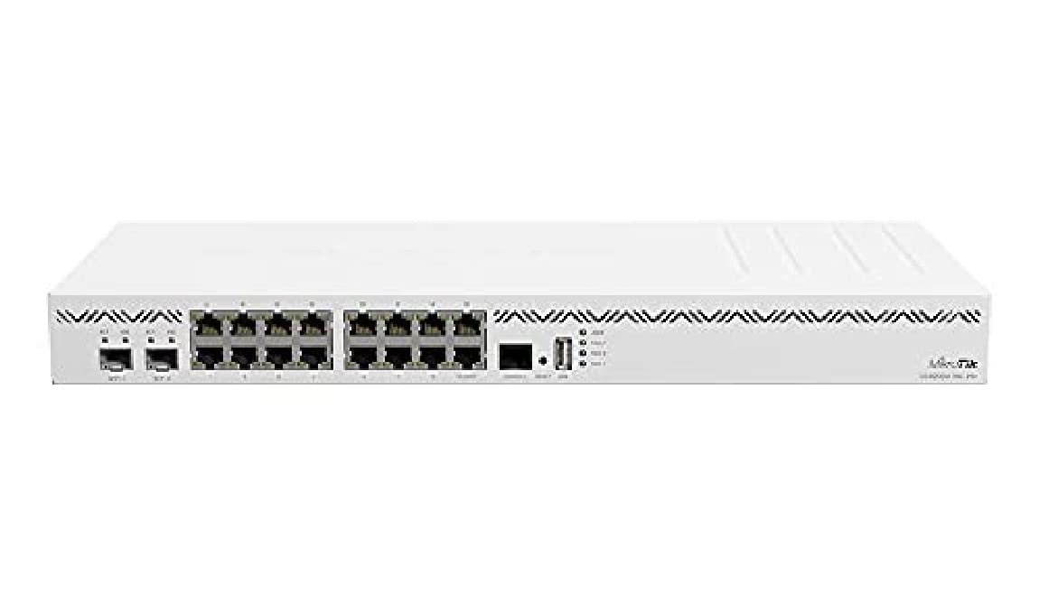 ميكرو تيك CCR2004-16G-2S+ راوتر سلكي إيثرنت غيغابيت أبيض