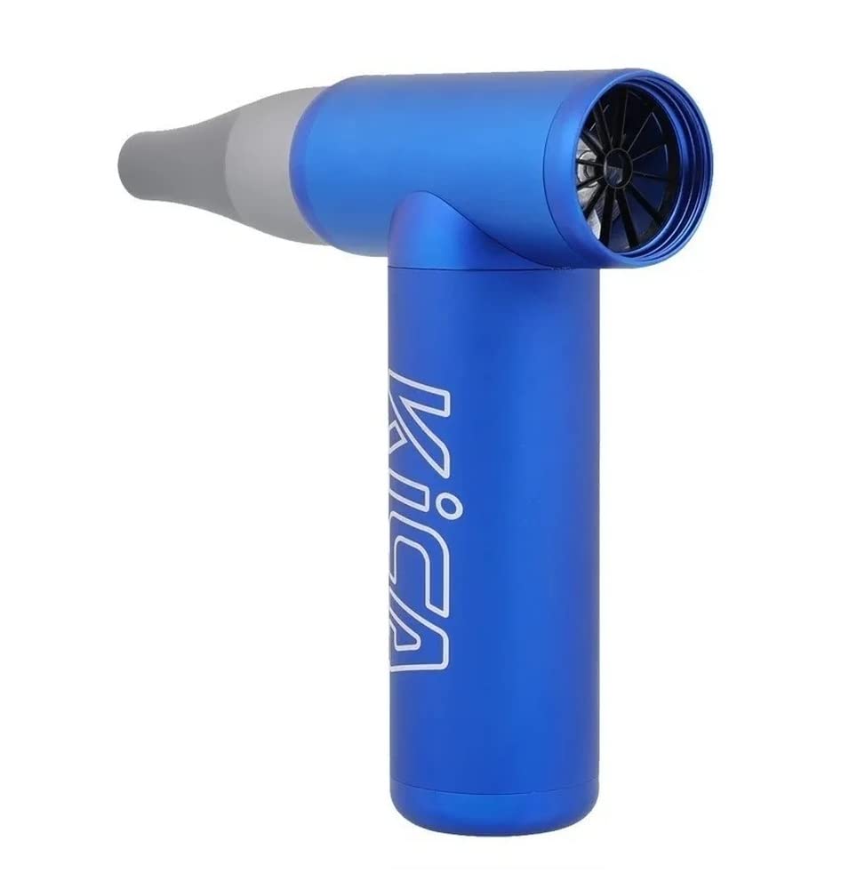 KiCA JetFan mini Electric Turbo Wireless Air Blower, 87000RPM, 4-Speed, Rechargeable (Blue)