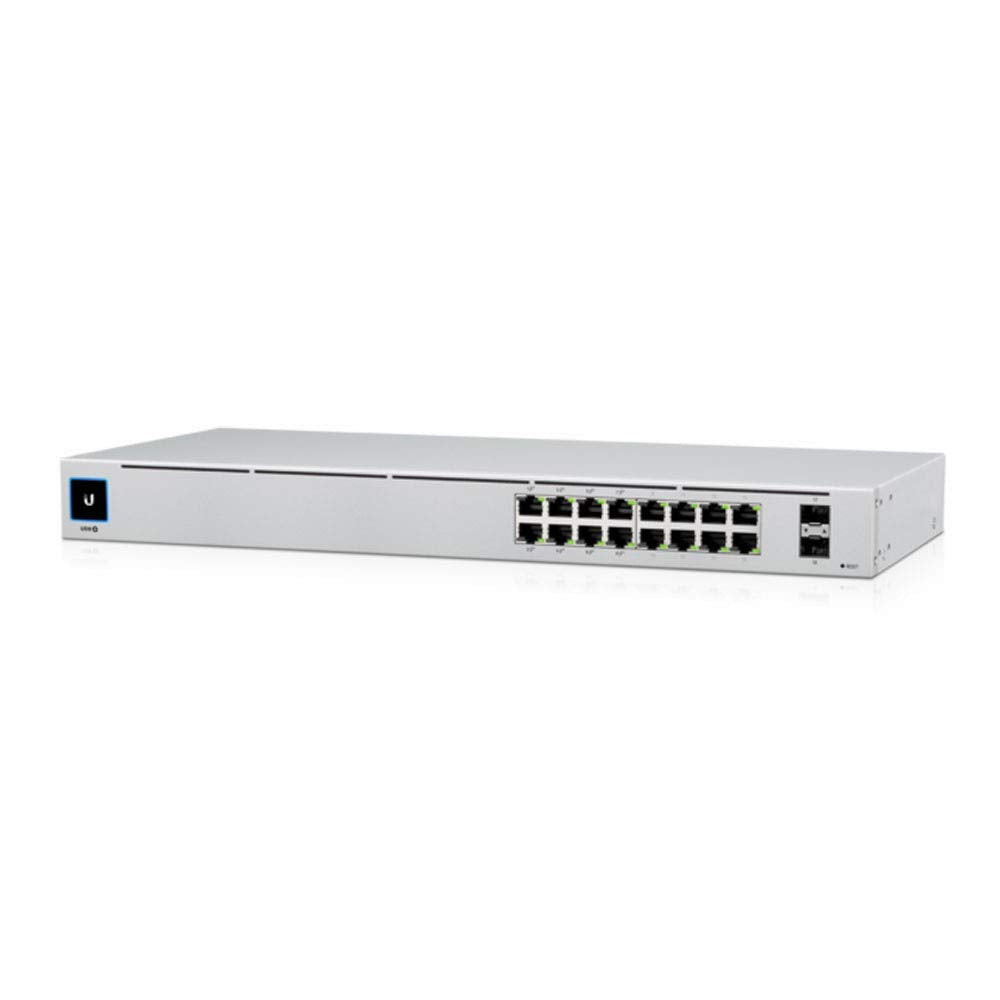 محول يونيفاي PoE 16 منفذ USW-16-POE جيجابت طبقة 2 مفتاح 802.3at PoE+