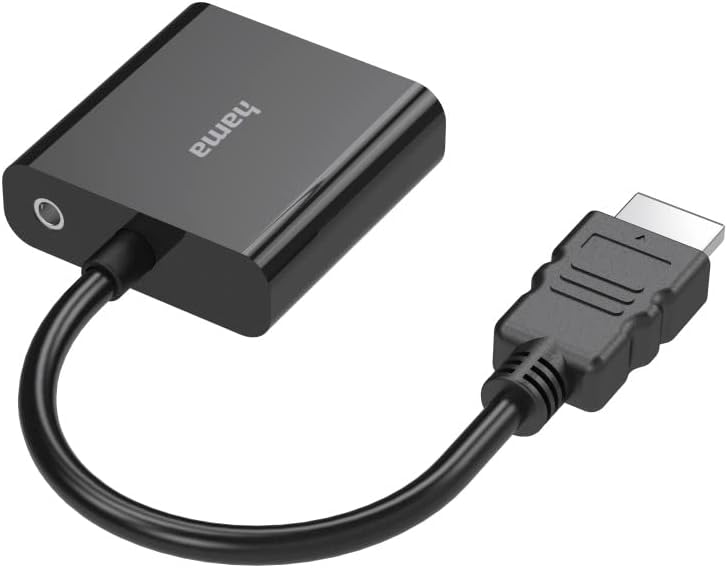 هاما محول فيديو FHD 1080p 200343 بمنفذ HDMI ومقبس VGA/صوت