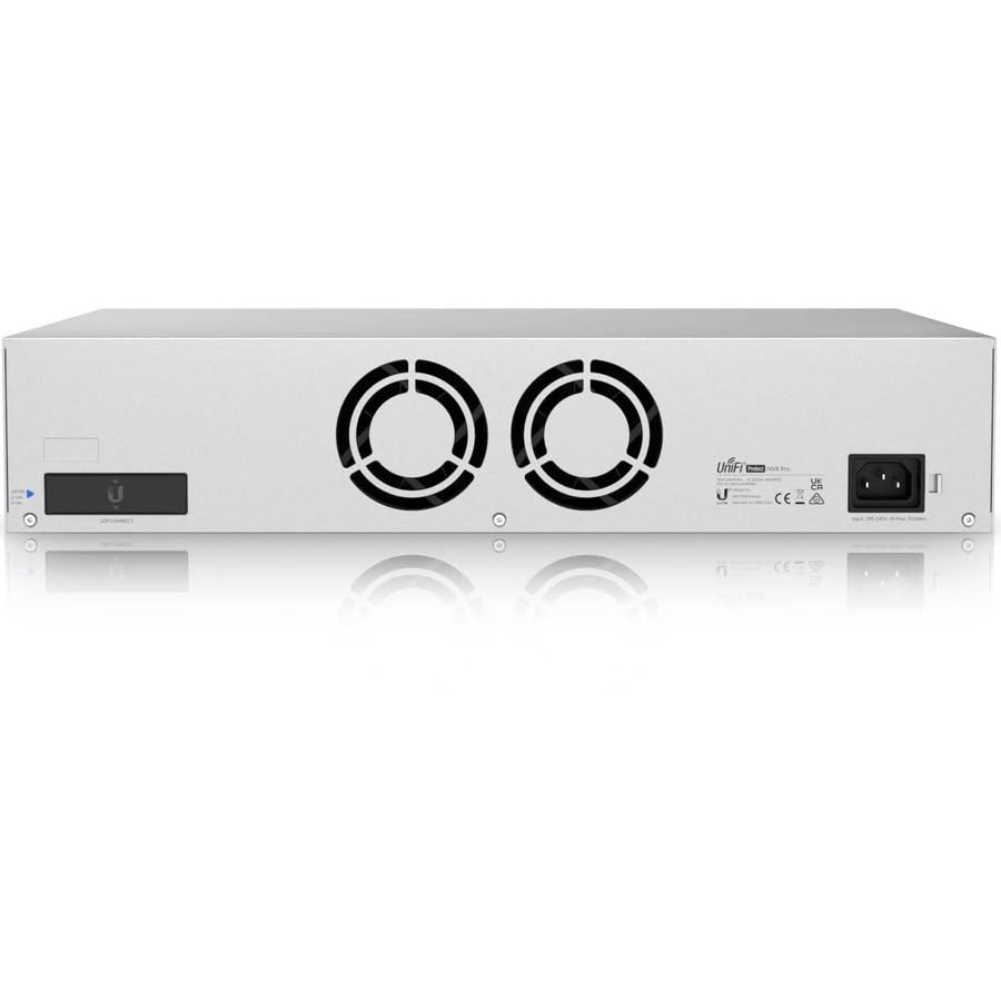 Ubiquiti UniFi Protect Network Video Recorder Pro, 1 × 10G SFP+ Port, Plug and Play Operation, 4K UHD Video Storage, Wireless Bluetooth Interface v4.1, RAID 1, 5 or 10 Configuration | UNVR-PRO