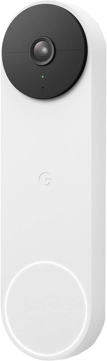 Google Nest Doorbell (Battery) - Wireless Doorbell Camera - Video Doorbell - Ash, 960x1280