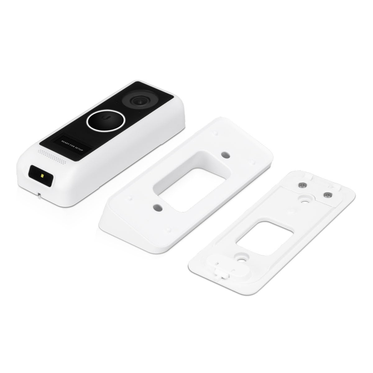 Ubiquiti | UniFi Protect G4 Doorbell | HD Night Vision | Two-Way Audio - Echo Cancellation - Built-in Display - PIR Motion Detection Sensor - Weather Resistant | WiFi 6 | UniFi Protect | White