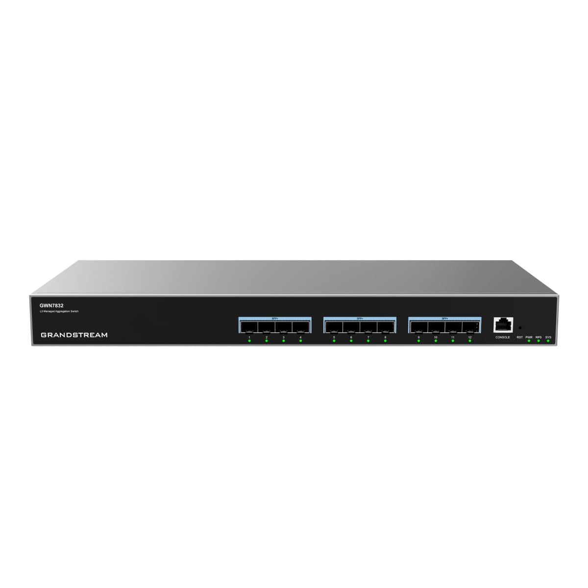 Grandstream GWN7832 Enterprise Layer 3 Managed Aggregation Switch, 12 x SFP+