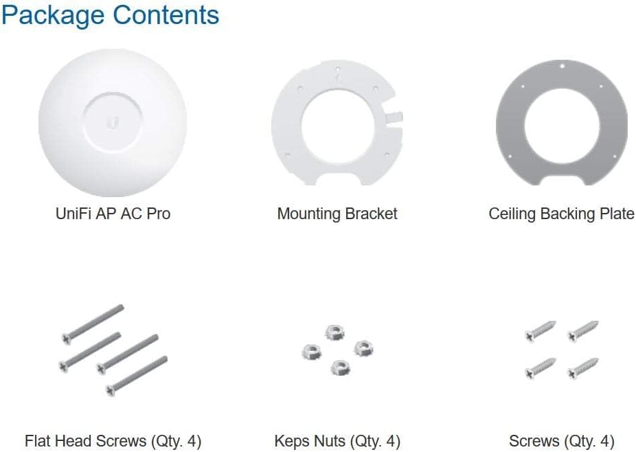 Ubiquiti Networks UniFi AP, AC PRO, 3-Pack - UAP-AC-PRO-3(US)