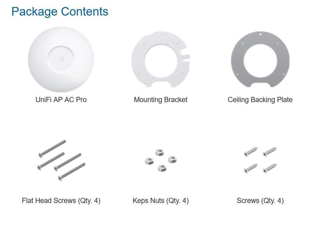 Ubiquiti Networks UniFi AP, AC PRO, 3-Pack - UAP-AC-PRO-3(US)