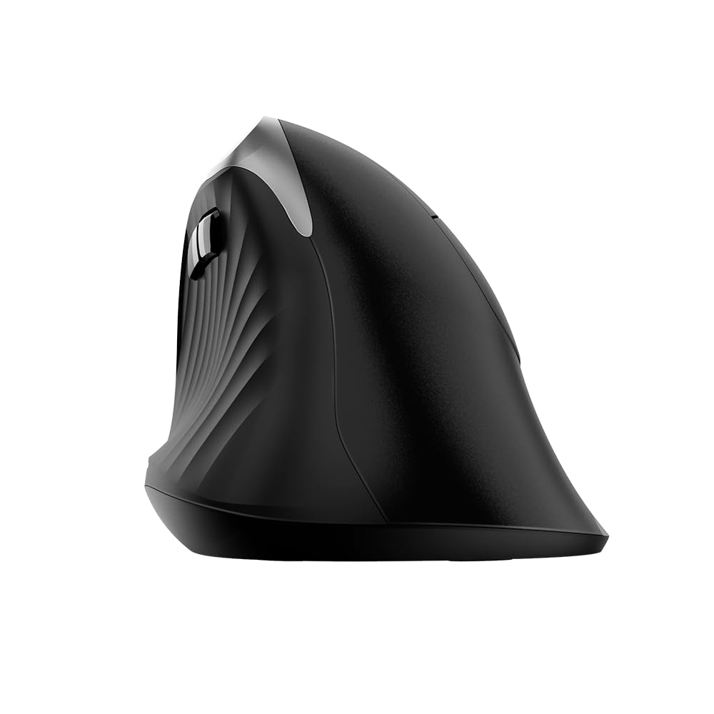 جينيس Ergonomic WIR. Ergo 8250S Vertical + مسند للرسغ فضة رمادي/أسود