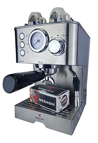 Mebashi Stainless Steel Espresso Coffee Machine | ME-ECM2014