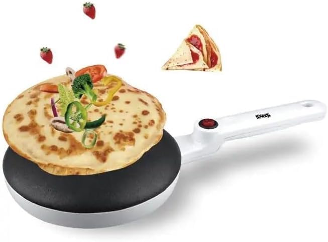 DSP Crepe Maker 650 Watt White Model KC3016 - 1 Year Full Warranty