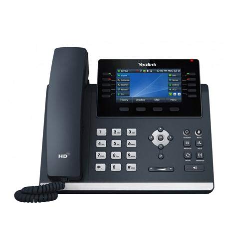 Yealink T46U IP Phone - Power Adapters Included - 1 Year Manufacturer Warranty - Unlocked can be Used with Any VoIP Provider