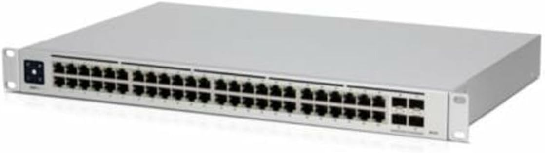 يوبيكويتي نيتوركس مفتاح يونيفاي سويتش برو 48 بطبقة 3 مُدارة مع (48)، W125840958 (مفتاح الطبقة 3 مع (48) منفذ جيجابت ايثرنت، (4) 10 جيجا اس بي ++، يوفر تجميع الروابط للاعلى)