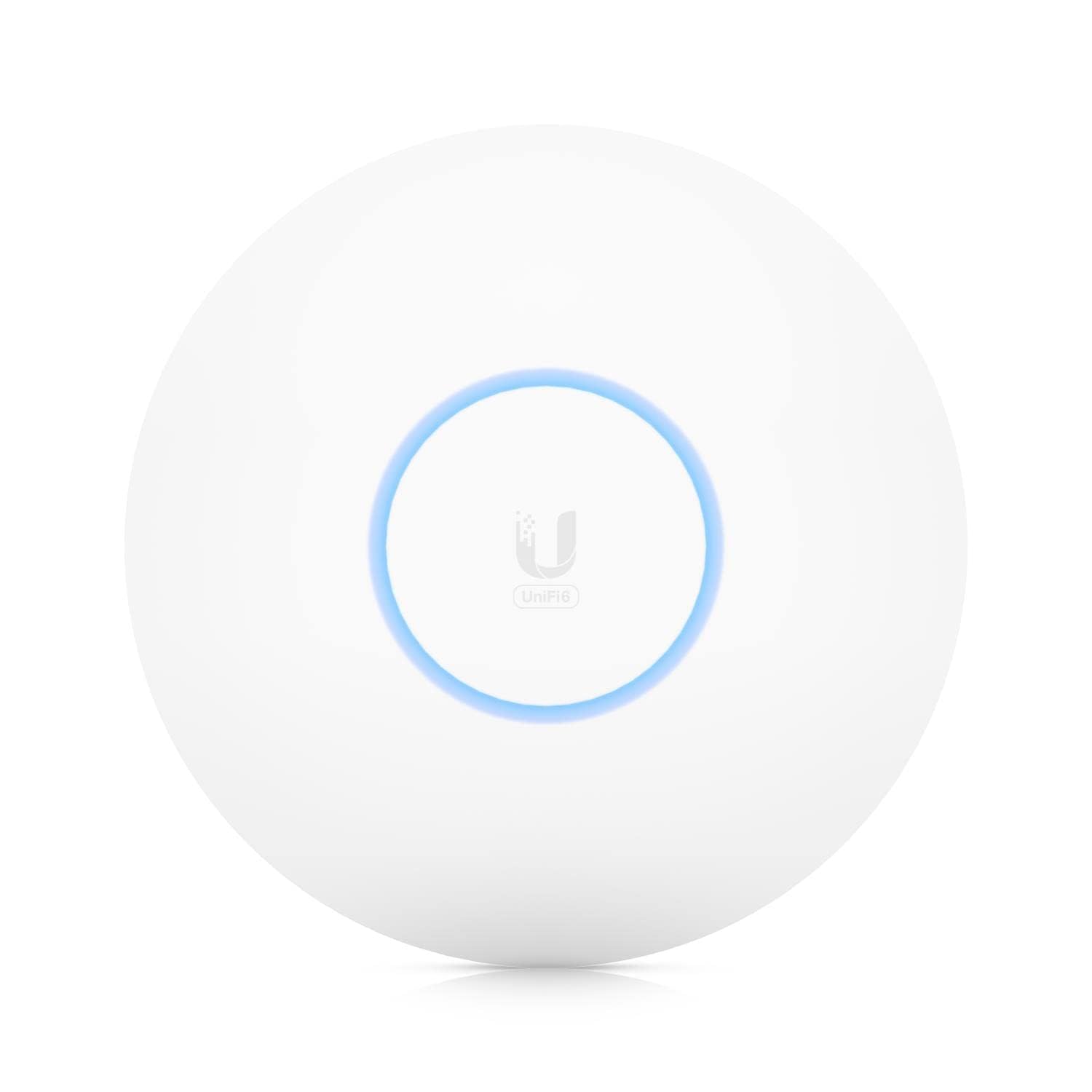 Ubiquiti Networks U6-PRO point d'accès réseaux locaux sans fil 4800 Mbit/s Blanc Connexion Ethernet, supportant l'alimentation