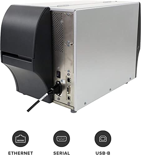 Zebra ZT411 Thermal Transfer Industrial Printer 300 dpi Print Width 4 in Serial USB, Ethernet, ZT41143-T0G0000Z