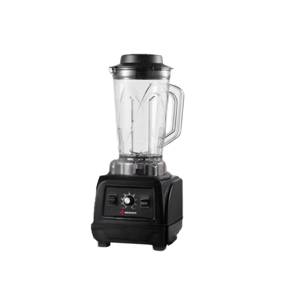 MEBASHI Commercial Blender, 2200W Heavy Duty, 4L Glass Jar, Black (ME-CBL3000)
