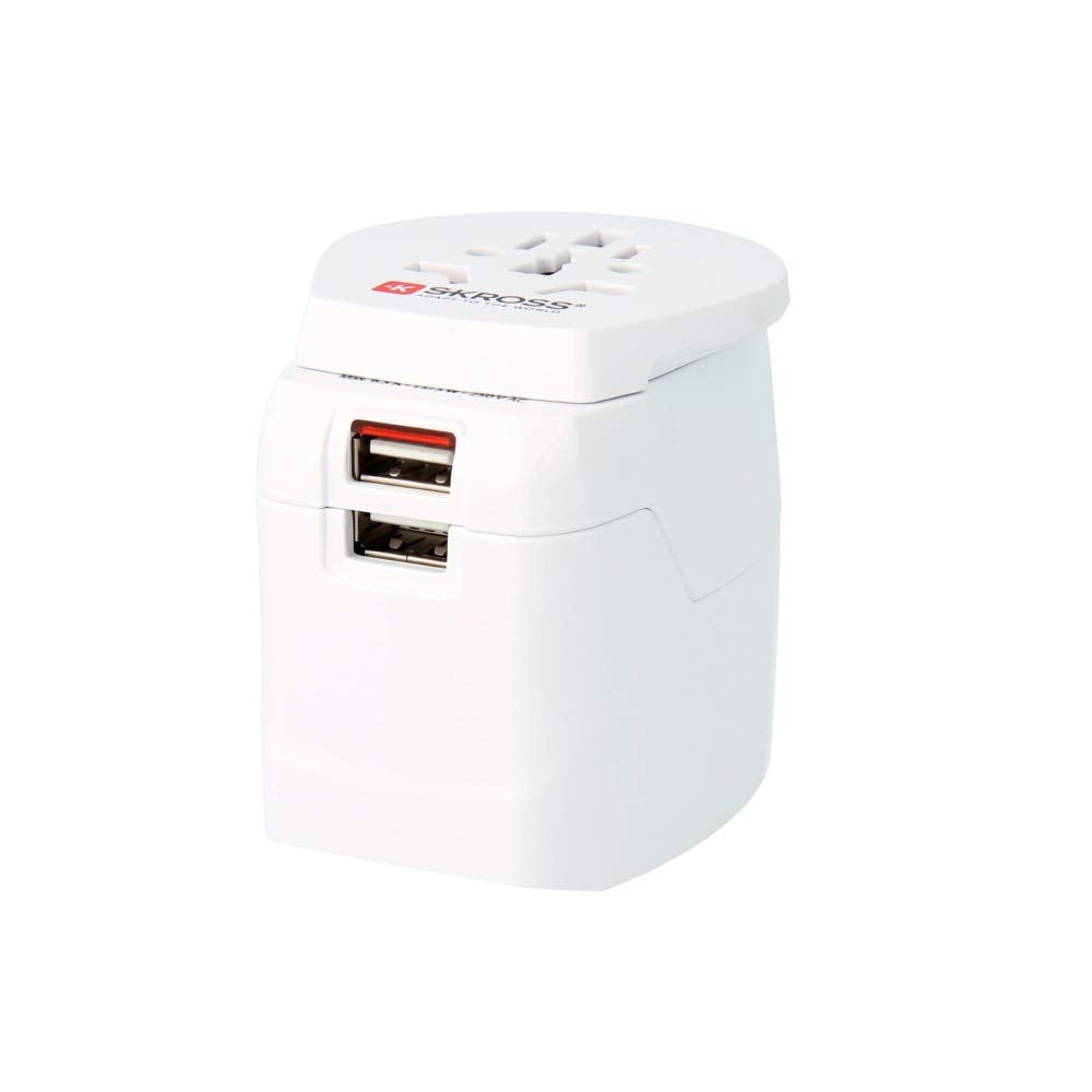 SKROSS Pro Light Universal Adapter with USB Ports, 1.302550