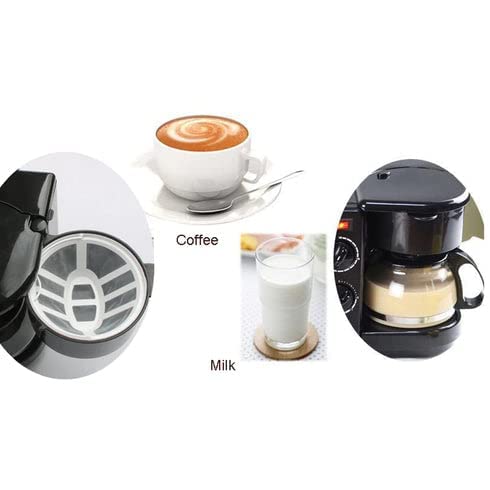 DualTech 3 IN 1 BREAKFAST MAKER PORTABLE TOASTER OVEN, GRILL PAN & COFFEE MAKER FULL BREAKFAST READY AT ONE GO
