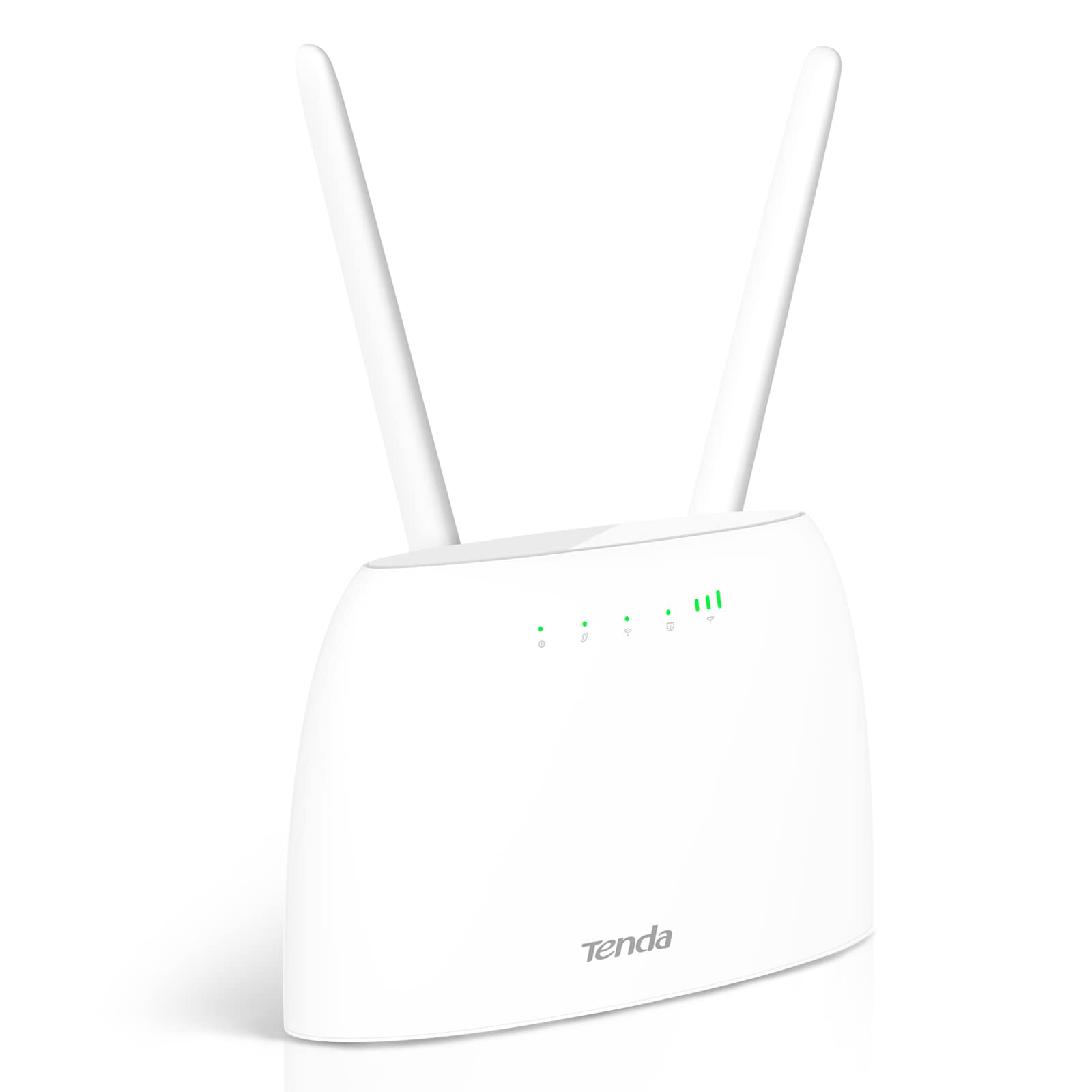 تيندا راوتر واي فاي 4G06C 4G 300 ميجابت لكل ثانية كات 4، فتحة شريحة اتصال مفتوحة، لا يتطلب تكوين، منافذ ار جيه 11، 2 هوائيين قابلين للفصل، مراقبة حركة البيانات، قابس المملكة المتحدة