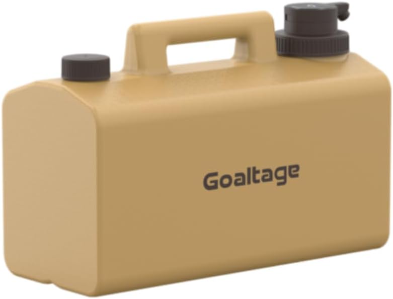 Goaltage AquaPro Water Storage With 20L Capacity, Rechargeable Water Pump, Touch Control Panel, Camping Essentials And Spigot Portable Design - Yellow