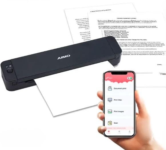 EIMO P832 Portable A4 Thermal Transfer Printer