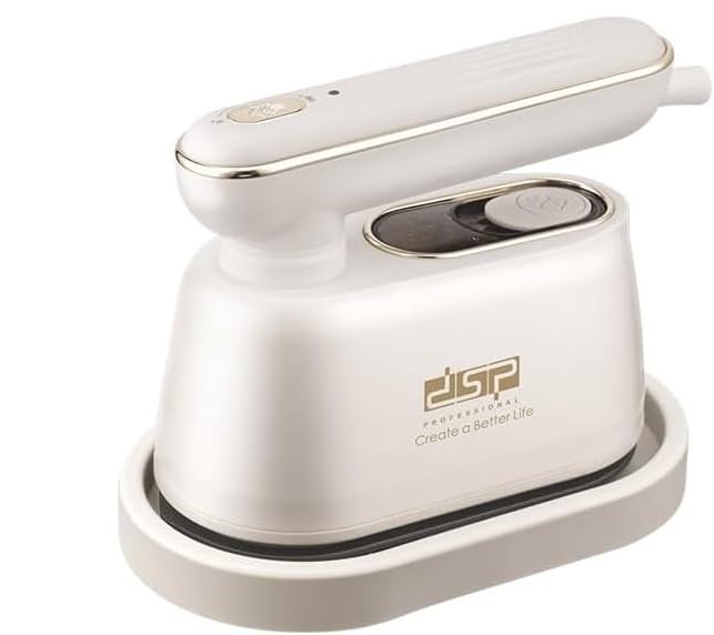 DSP Foldable Travel Steam Iron, 1000 Watt, 140 ml, KD1159