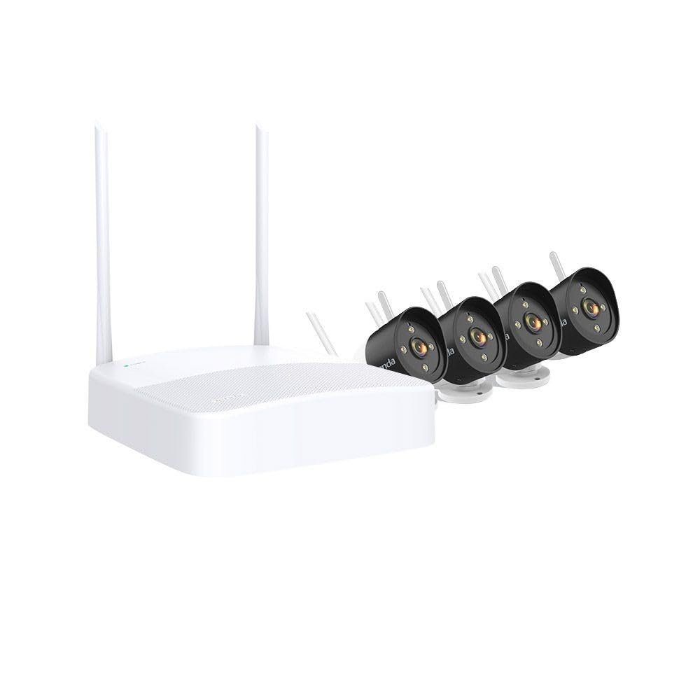 Tenda 4 Channel Wireless HD Video Security Kit K4W-3TC