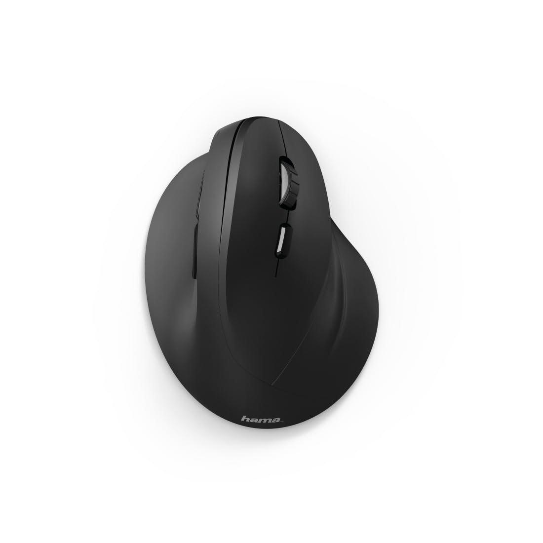 هاما ماوس لاسلكي عمودي مريح "EMW-500" 182699، 6 ازرار، اسود - (عبوة من قطعة واحدة)، USB