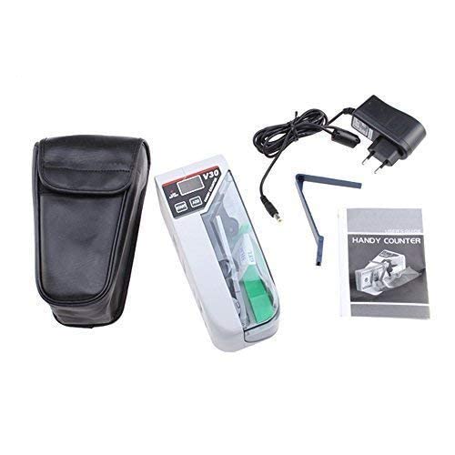 KANABEE Fully Automatic Money Counter Machine, Currency Counter with Additional Functions, Counterfeit Note Detection UV/MG, Value Counting and Large LED Display
