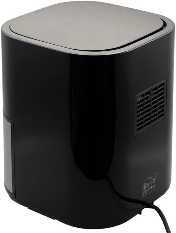 Mebashi ME-AF984 Stainless Steel Air Fryer 4.5L Capacity, LED Touch Screen, 10 Preset Settings, Easy Clean, Auto Shut-Off, Oil-Free, PTFE-Free, Dishwasher Safe, 1600W
