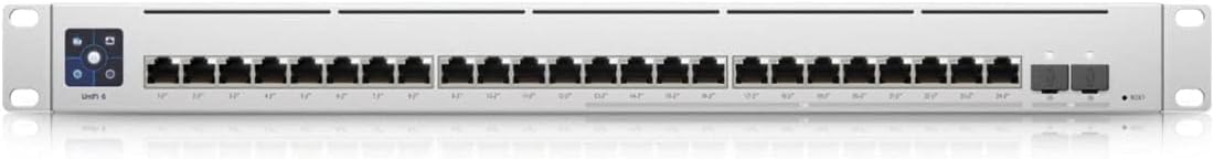 Ubiquiti Networks Switch Enterprise 24 PoE | 24 Port Layer 3 Managed Multi-Gigabit PoE (USW-Enterprise-24-PoE)