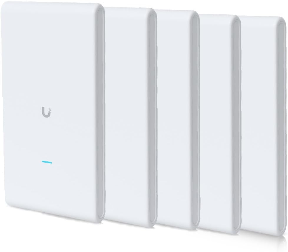 يوبيكويتي نيتوركس UAP-AC-M-PRO 1300 ميجابيت ثانية PoE نقطة وصول للشبكات اللاسلكية - ابيض