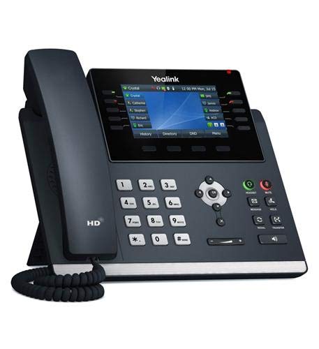 يالينك هاتف T46U IP مع وحدة توسيع EXP43 [5 قطع]