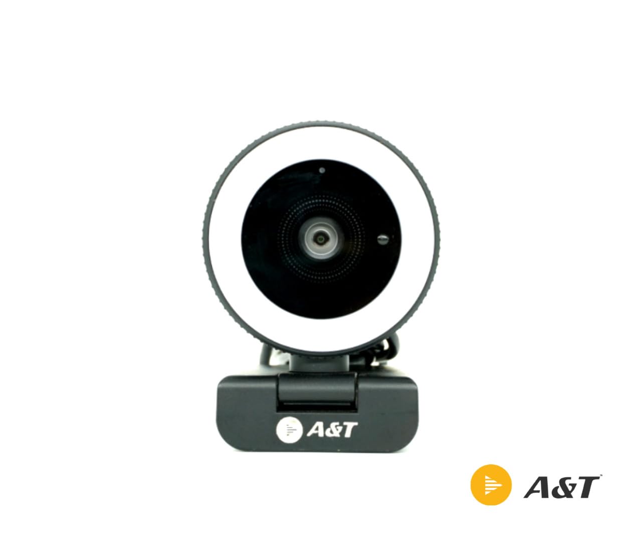 A&T Snap U3 Portable 2K Web Camera,4X Digital Zoom, Built in Stereo Mic With LED Light