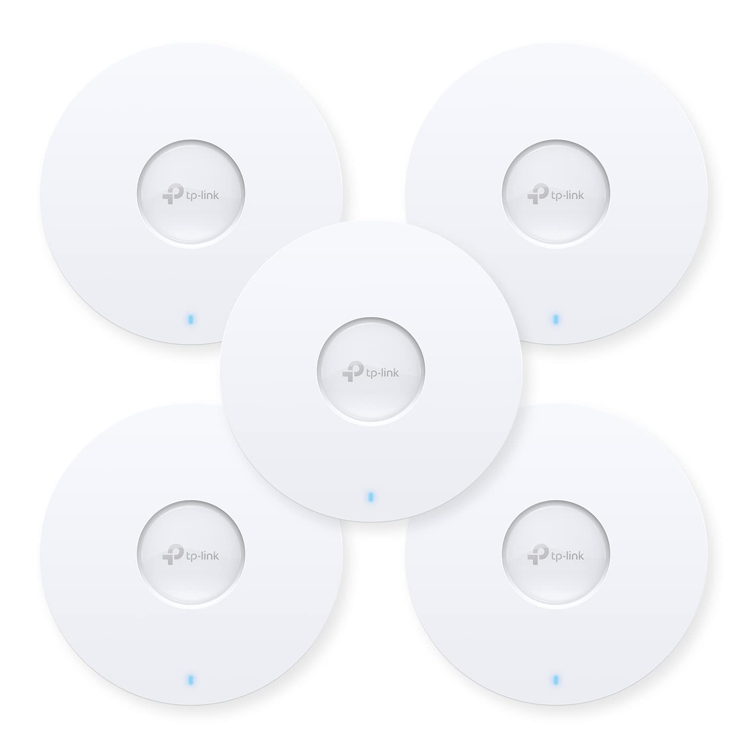 TP-Link EAP613 5-Pack Ultra-Slim Wireless Access Point w/o DC Adapter | Omada True Wi-Fi 6 AX1800 | Mesh, Seamless Roaming, WPA3, MU-MIMO | Remote & App Control | PoE+ Powered | Multi Control Options