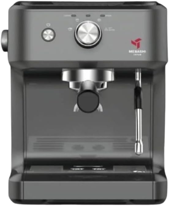 MEBASHI Espresso Coffee Machine - 1.25L, 20 Bar, Thermo Block Heating, PID Control (ME-ECM2045) (Black)| 1450W