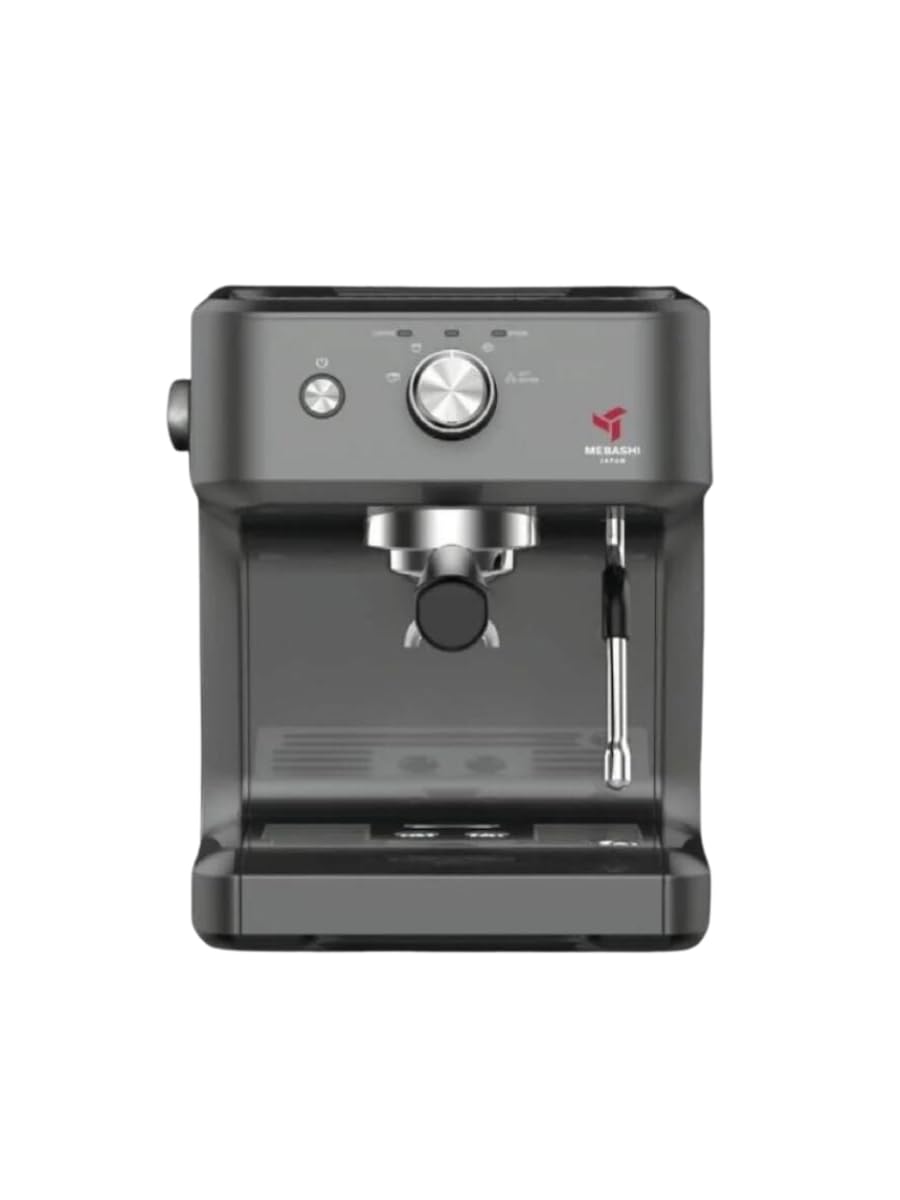 MEBASHI Espresso Coffee Machine - 1.25L, 20 Bar, Thermo Block Heating, PID Control (ME-ECM2045) (Black)| 1450W