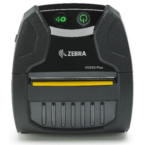 طابعة زيبرا ZQ320 بلس حرارية مباشرة للاستخدام الخارجي [203 نقطة لكل بوصة، البطارية: 2300 مللي امبير في الساعة] USB-C، بلوتوث (BLE)، ان اف سي، 8 نقاط/ملم | ZQ32-A0E04TE-00 |