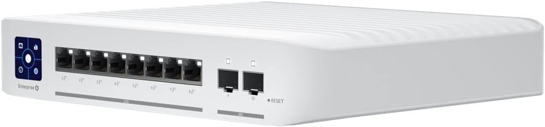 Ubiquiti Networks UniFi Enterprise 8 Port PoE Managed L3 Ethernet Switch - Stainless Steel