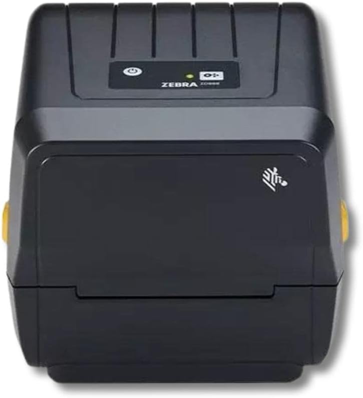زيبرا [ZD220T-USB] نقل حراري لسطح المكتب وطابعة باركود حرارية مباشرة | تستخدم لملصقات المكتب | ملصقات الشحن | ملصقات المجوهرات | ملصقات شفافة | دقة 203 نقطة لكل بوصة | أقصى عرض للطباعة 4 انش