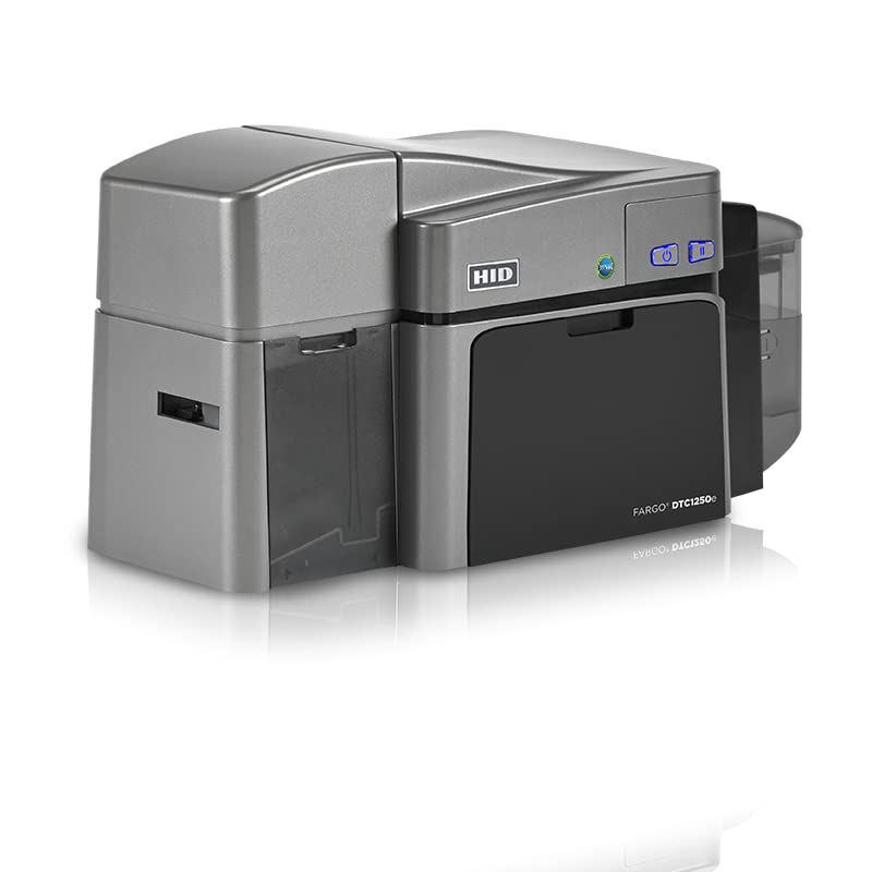 Fargo DTC1250e 050100 Dual-Sided ID Card Printer | Professional ID Card Machine for Business, Government, Student ID Cards and More